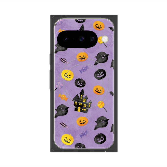 Premium Square Case with Pixelsnap［ Halloween Party - Purple ］