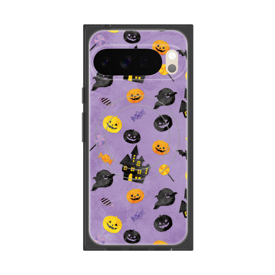 Premium Square Case with Pixelsnap［ Halloween Party - Purple ］