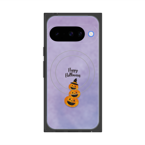 Premium Square Case with Pixelsnap［ Happy Halloween - Pumpkin ］