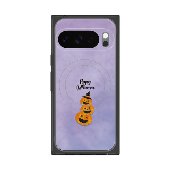 Premium Square Case with Pixelsnap［ Happy Halloween - Pumpkin ］