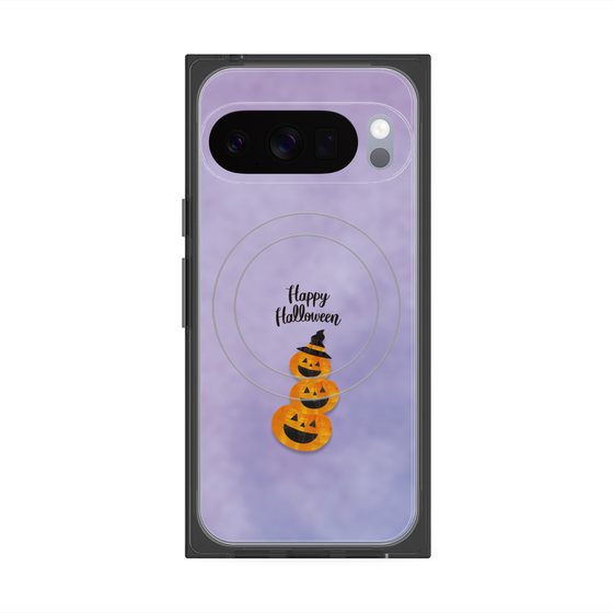 Premium Square Case with Pixelsnap［ Happy Halloween - Pumpkin ］