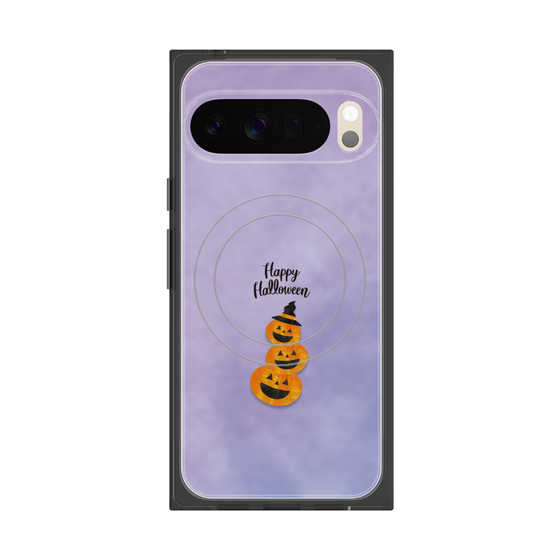 Premium Square Case with Pixelsnap［ Happy Halloween - Pumpkin ］