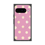Premium Square Case with Pixelsnap［ Watercolor Dots Retro Color - Pink ］
