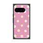 Premium Square Case with Pixelsnap［ Watercolor Dots Retro Color - Pink ］