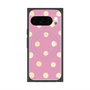 Premium Square Case with Pixelsnap［ Watercolor Dots Retro Color - Pink ］