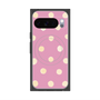 Premium Square Case with Pixelsnap［ Watercolor Dots Retro Color - Pink ］