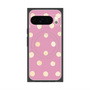 Premium Square Case with Pixelsnap［ Watercolor Dots Retro Color - Pink ］