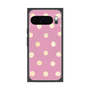 Premium Square Case with Pixelsnap［ Watercolor Dots Retro Color - Pink ］