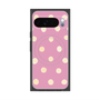 Premium Square Case with Pixelsnap［ Watercolor Dots Retro Color - Pink ］