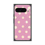 Premium Square Case with Pixelsnap［ Watercolor Dots Retro Color - Pink ］
