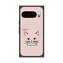 Premium Square Case with Pixelsnap［ Very Greedy Cat - Pink ］