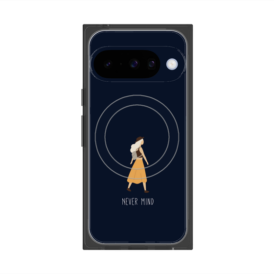 Premium Square Case with Pixelsnap［ Never Mind - Navy ］