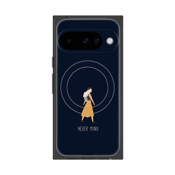 Premium Square Case with Pixelsnap［ Never Mind - Navy ］