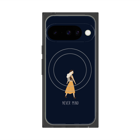 Premium Square Case with Pixelsnap［ Never Mind - Navy ］