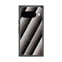 Premium Square Case with Pixelsnap［ Middle Stripe - Black ］