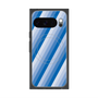 Premium Square Case with Pixelsnap［ Middle Stripe - Blue ］