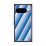 Premium Square Case with Pixelsnap［ Middle Stripe - Blue ］