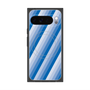 Premium Square Case with Pixelsnap［ Middle Stripe - Blue ］