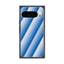 Premium Square Case with Pixelsnap［ Middle Stripe - Blue ］