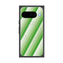 Premium Square Case with Pixelsnap［ Middle Stripe - Green ］
