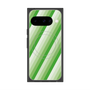 Premium Square Case with Pixelsnap［ Middle Stripe - Green ］