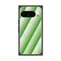 Premium Square Case with Pixelsnap［ Middle Stripe - Green ］