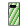 Premium Square Case with Pixelsnap［ Middle Stripe - Green ］