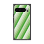 Premium Square Case with Pixelsnap［ Middle Stripe - Green ］