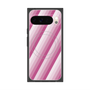 Premium Square Case with Pixelsnap［ Middle Stripe - Pink ］