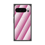 Premium Square Case with Pixelsnap［ Middle Stripe - Pink ］