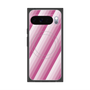 Premium Square Case with Pixelsnap［ Middle Stripe - Pink ］