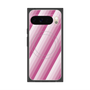 Premium Square Case with Pixelsnap［ Middle Stripe - Pink ］