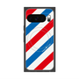 Premium Square Case with Pixelsnap［ Big Stripe - Red × Blue ］