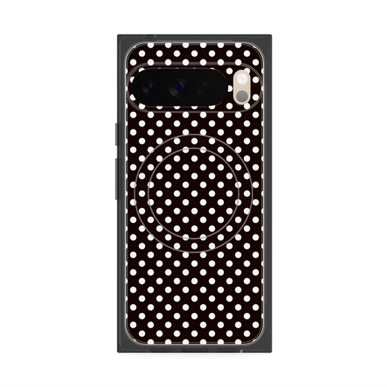 Premium Square Case with Pixelsnap［ Small Dot - Black ］