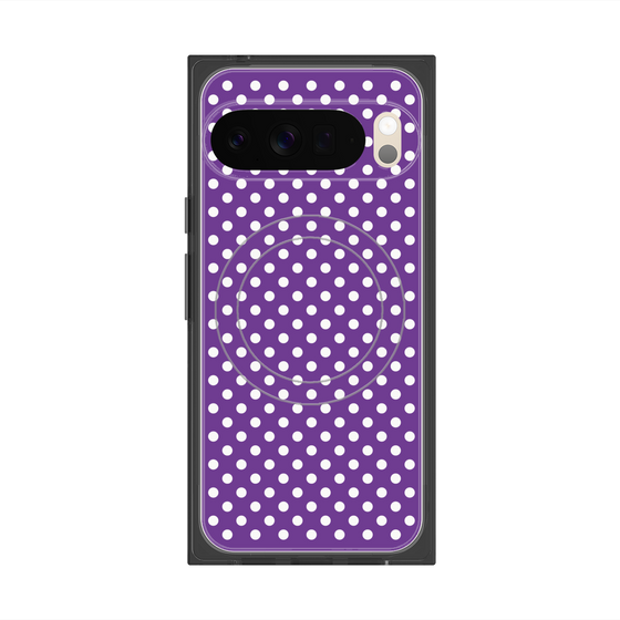 Premium Square Case with Pixelsnap［ Small Dot - Purple ］