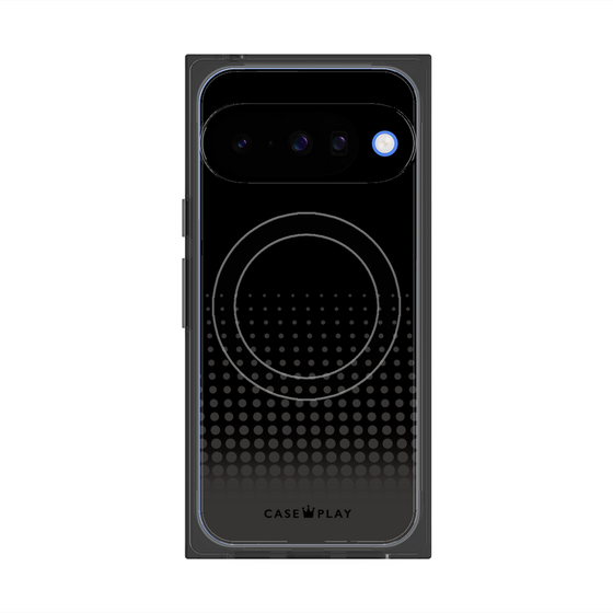 Premium Square Case with Pixelsnap［ Dot Gradation - Black ］