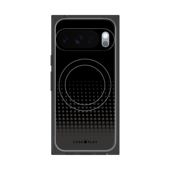 Premium Square Case with Pixelsnap［ Dot Gradation - Black ］