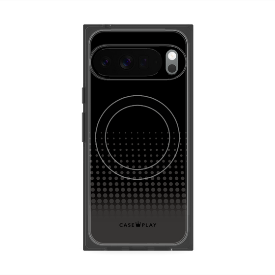 Premium Square Case with Pixelsnap［ Dot Gradation - Black ］