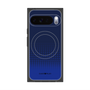 Premium Square Case with Pixelsnap［ Dot Gradation - Blue ］