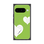 Premium Square Case with Pixelsnap［ Two Hearts - Green ］