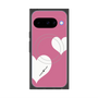 Premium Square Case with Pixelsnap［ Two Hearts - Pink ］