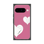 Premium Square Case with Pixelsnap［ Two Hearts - Pink ］