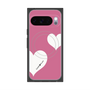 Premium Square Case with Pixelsnap［ Two Hearts - Pink ］