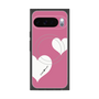 Premium Square Case with Pixelsnap［ Two Hearts - Pink ］