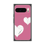 Premium Square Case with Pixelsnap［ Two Hearts - Pink ］