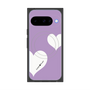 Premium Square Case with Pixelsnap［ Two Hearts - Purple ］