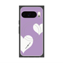 Premium Square Case with Pixelsnap［ Two Hearts - Purple ］