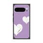 Premium Square Case with Pixelsnap［ Two Hearts - Purple ］