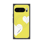 Premium Square Case with Pixelsnap［ Two Hearts - Yellow ］