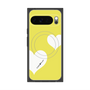 Premium Square Case with Pixelsnap［ Two Hearts - Yellow ］